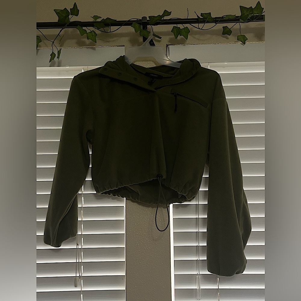 Workout set Long sleeve crop jacket shorts